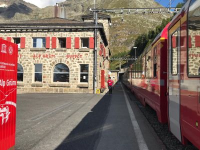 Entlang der Bernina-Bahn