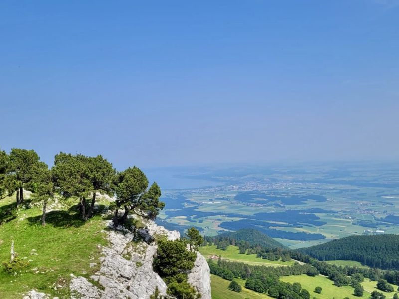 Schwebend zwischen Neuenburger- und Genfersee